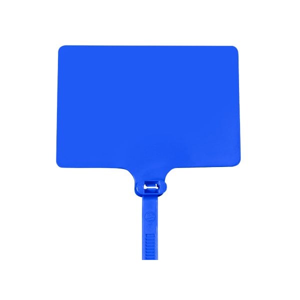 Bsc Preferred Cable Tie, 6 in L, Blue, 120 lb Strength, 100 PK BUY00026421 - main